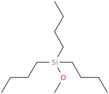 Tributyl(Methoxy)Silane molecular structure