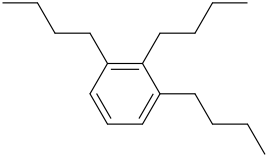 Tributylbenzene molecular structure