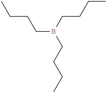 Tributylborane molecular structure
