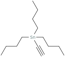 Tributylethynylstannane molecular structure