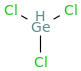 Trichlorogermane molecular structure