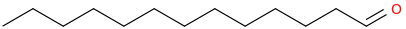 Tridecanal molecular structure