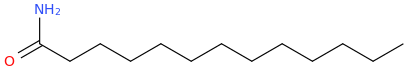 Tridecanamide molecular structure