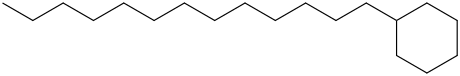 Tridecylcyclohexane molecular structure