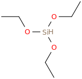 Triethoxysilane molecular structure