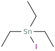Triethyliodotin(IV) molecular structure