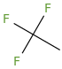 Trifluoroethane molecular structure