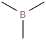 Trimethylborane molecular structure