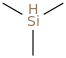Trimethylsilane molecular structure