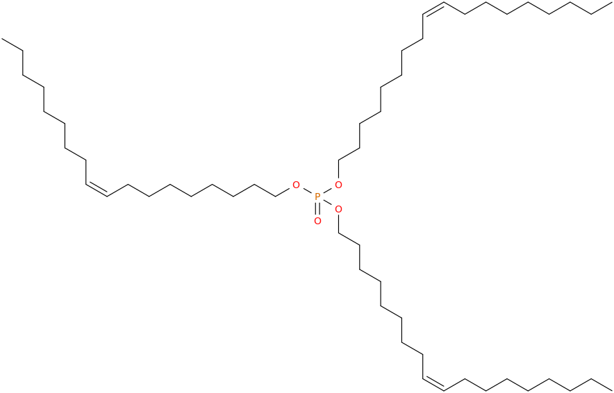 Trioleyl phosphate molecular structure
