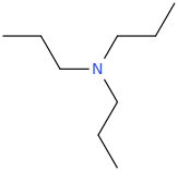 Tripropylamine molecular structure