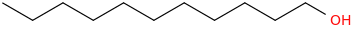 Undecanol molecular structure