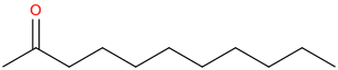 Undecanone molecular structure