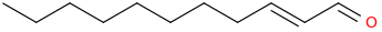 Undecenal molecular structure