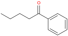Valerophenone molecular structure