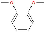 Veratrole molecular structure