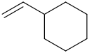 Vinylcyclohexane molecular structure