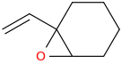Vinylcyclohexenemonoxide molecular structure