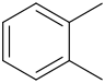 Xylol molecular structure