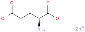 ZINC GLUTAMATE molecular structure
