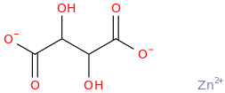 ZINC TARTRATE molecular structure