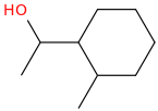 alpha,2-dimethylcyclohexanemethanol molecular structure