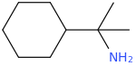 alpha,alpha-Dimethylcyclohexanemethylamine molecular structure
