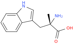 alpha-methyltryptophan molecular structure