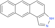 anthrapyrazole molecular structure