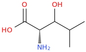 beta-hydroxyleucine molecular structure