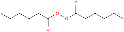 bishexanoyl peroxide molecular structure
