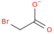 bromoacetate molecular structure
