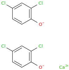 calcium 2,4-dichlorophenolate molecular structure