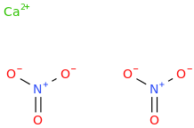 calcium dinitrate molecular structure
