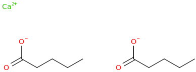 calcium divalerate molecular structure