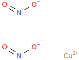 copper nitrite molecular structure