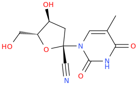 cyanothymidine molecular structure