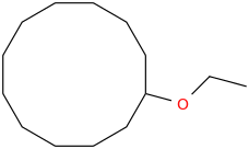 cyclododecylethylether molecular structure