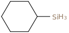 cyclohexylsilane molecular structure