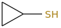 cyclopropanethiol molecular structure