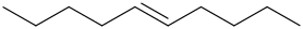 dec-5-ene molecular structure
