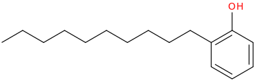 decylphenol molecular structure