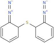 diazophenylthioether molecular structure