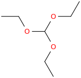 diethoxymethoxyethane molecular structure