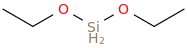 diethoxysilane molecular structure