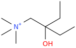 diethylcholine molecular structure