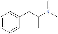 dimethylamphetamine molecular structure