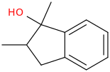dimethylindanol molecular structure