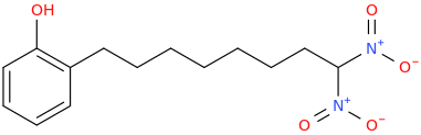 dinitrooctylphenol molecular structure