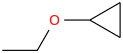 ethoxycyclopropane molecular structure